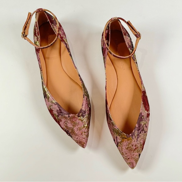 Sigerson Morrison Suzie Jacquard Ballet Flats Women’s Size 37.5 - Picture 2 of 8